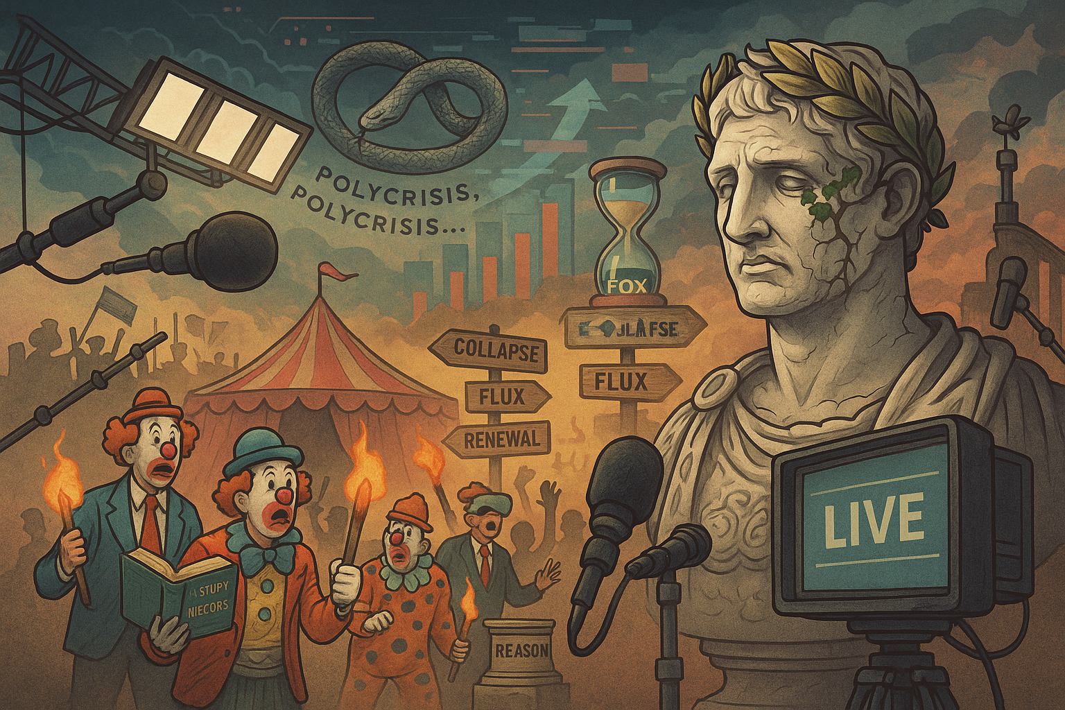 When Empires Go Berserk Before the Fall